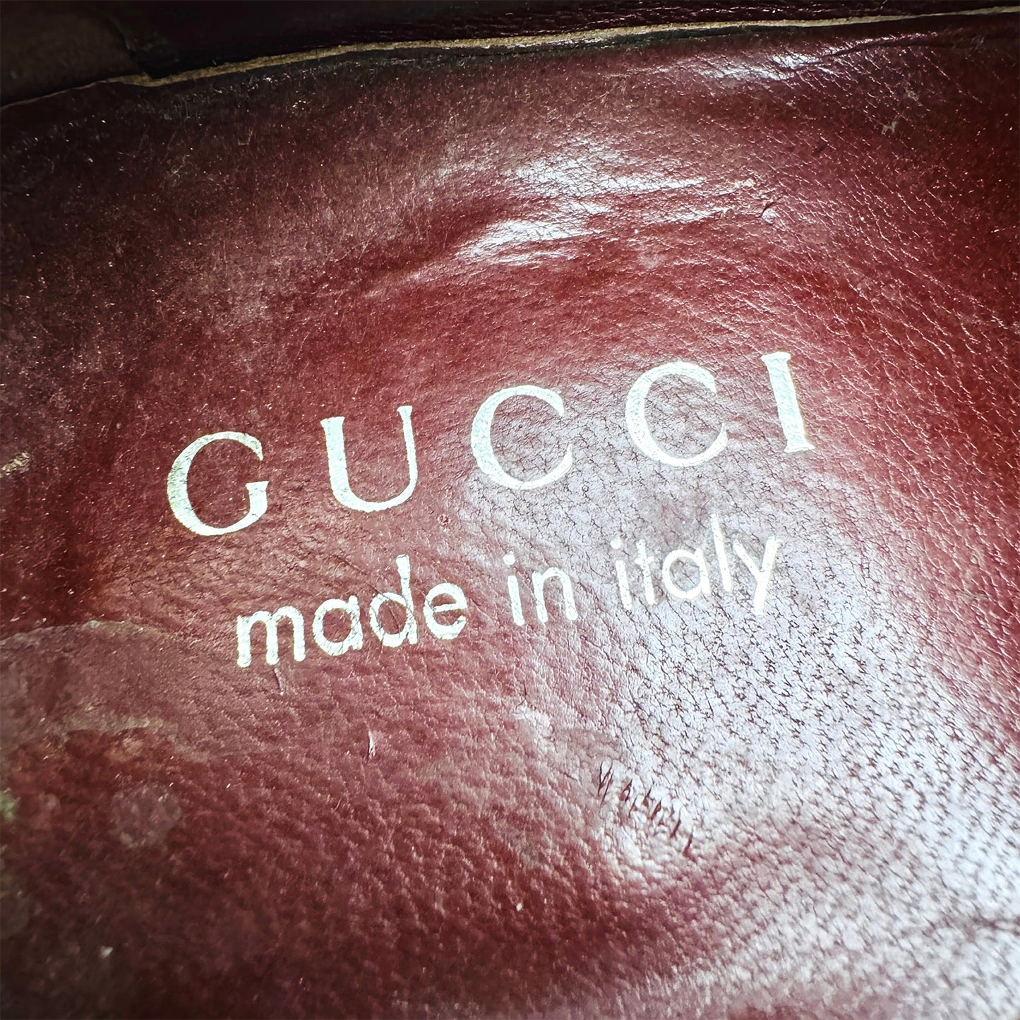 Gucci Burnished Brown Leather Italian Oxfords (Size 41.5)