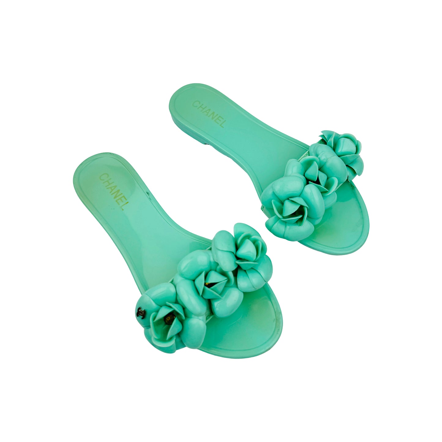 Chanel Women's Jelly Sandal Slides (Size 35/35.5)