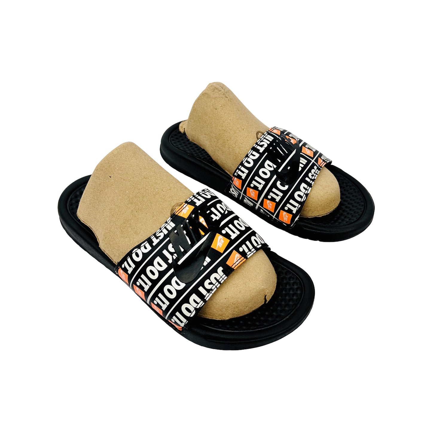 Right Side image of Nike Men’s Benassi JDI Print Slides (Size 40/41) - 631261-016