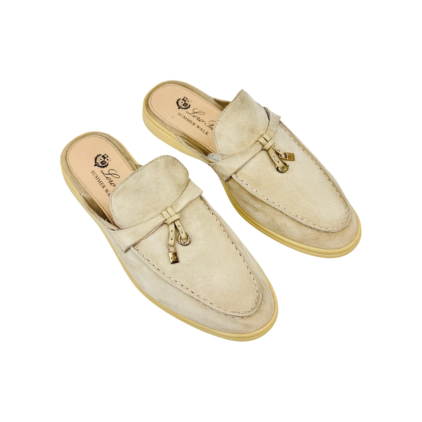 Loro Piana Babouche Charms Walk Mules (Size 41) - H 18068