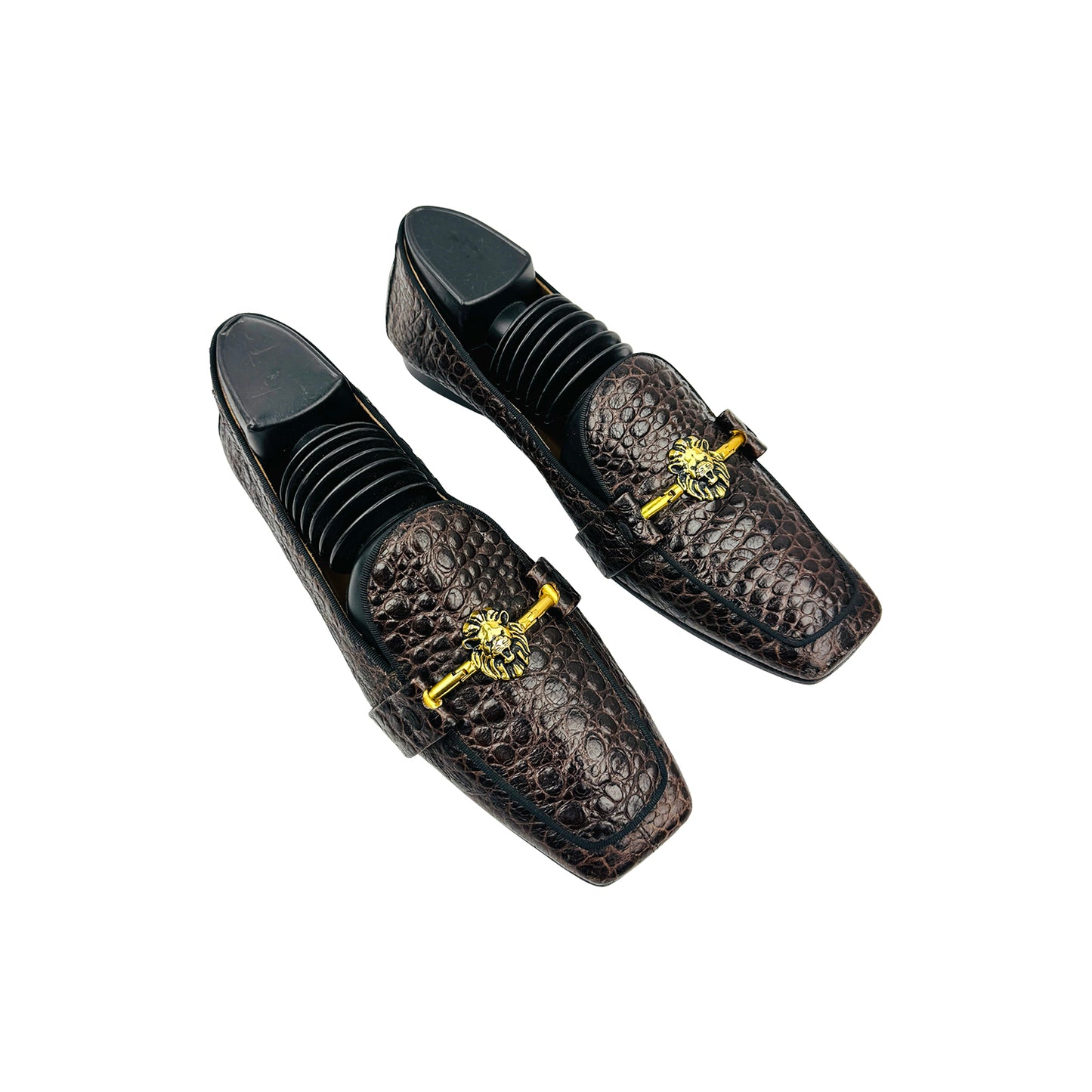 Konstantin Starke Crocodile Leather Lion Bit Loafers (Size 41)