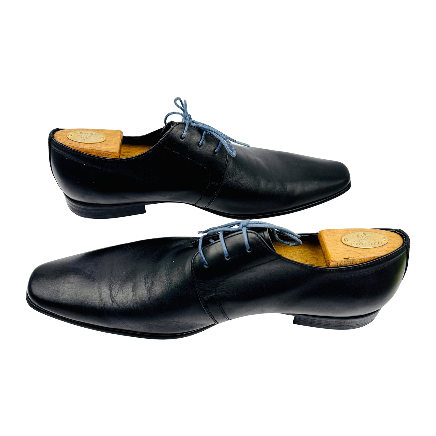Belmondo Men's Black Derby Shoes (Size 44/44.5)