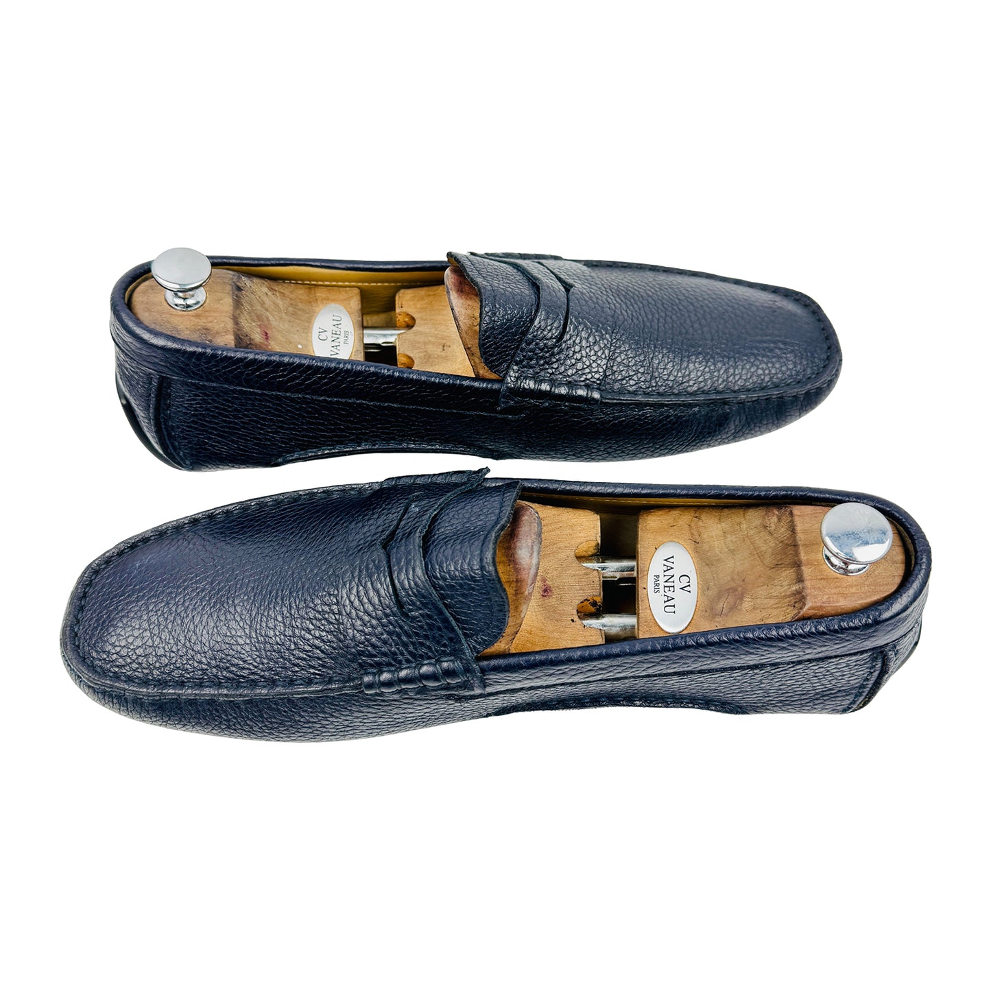 Bally Men's Pebbled Leather Penny Loafers (Size 46/46.5)