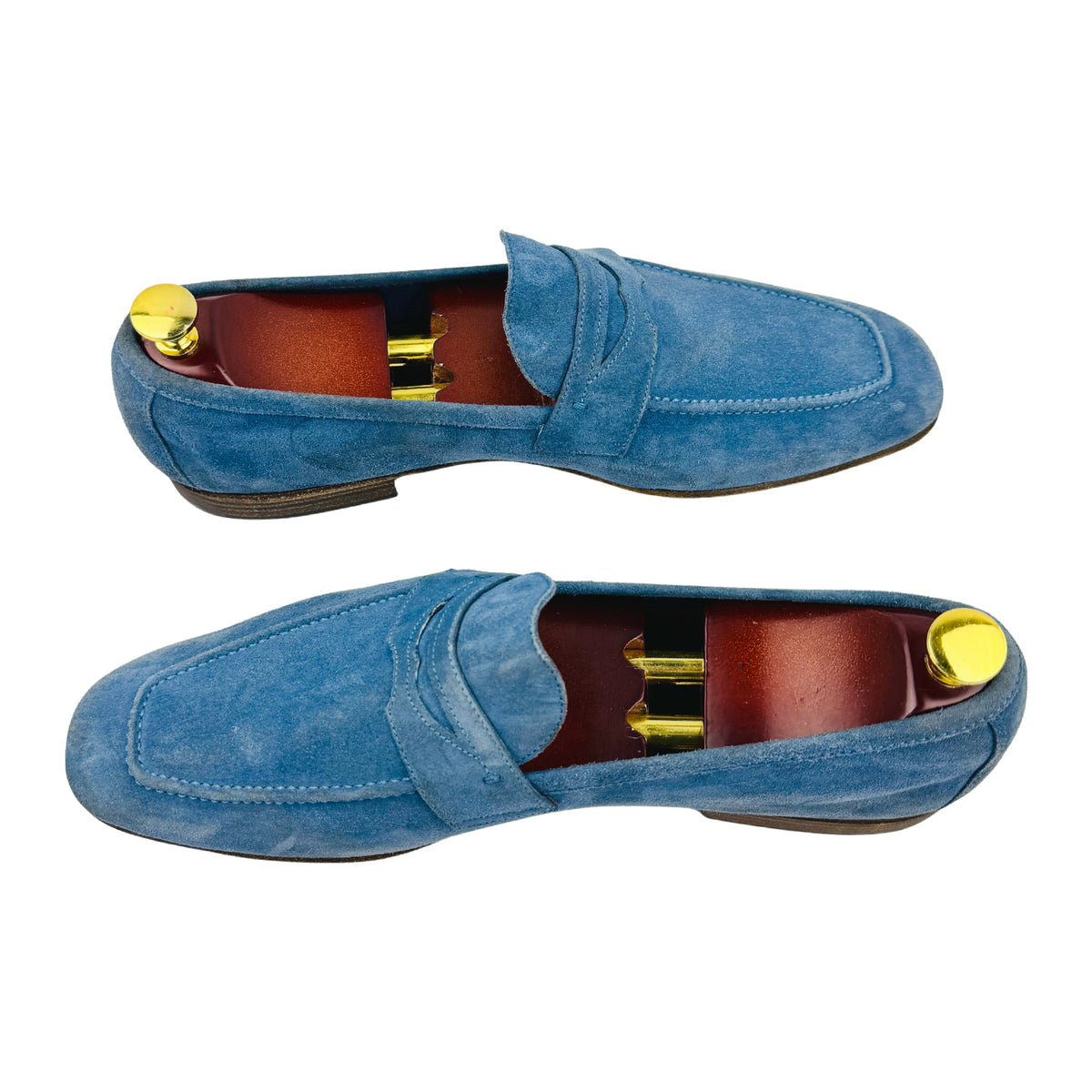 Stemar Men's Suede Penny Loafers (Size 44/44.5)