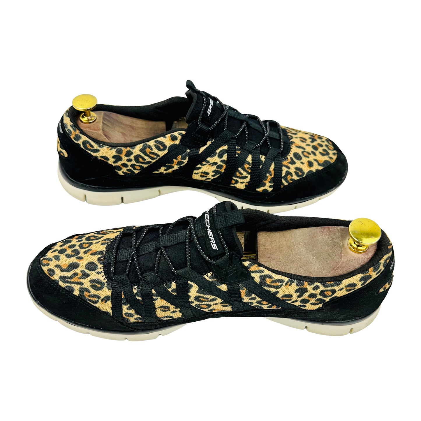 Skechers Gratis 'Leopard' Shoes (Size 41) - 104009 LPD