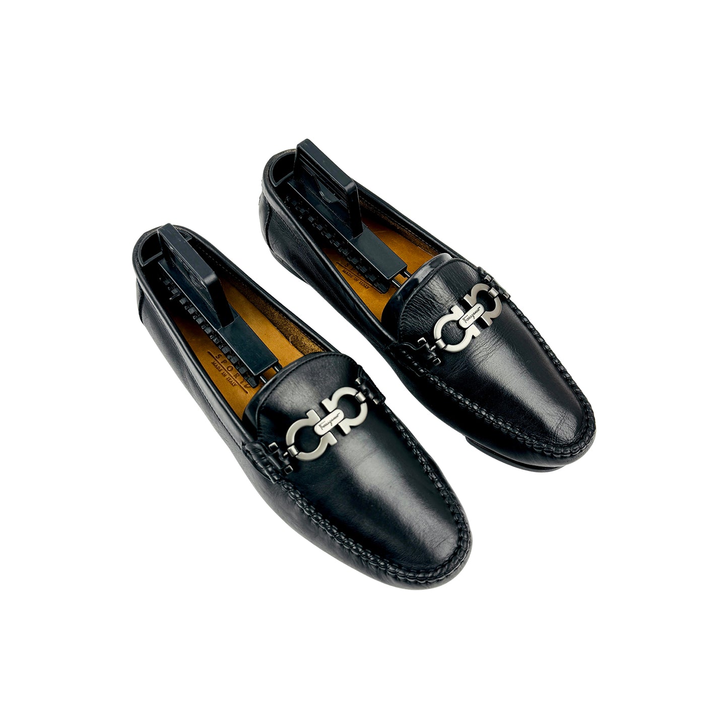 Salvatore Ferragamo Gancini Ornament Loafers (Size 36)