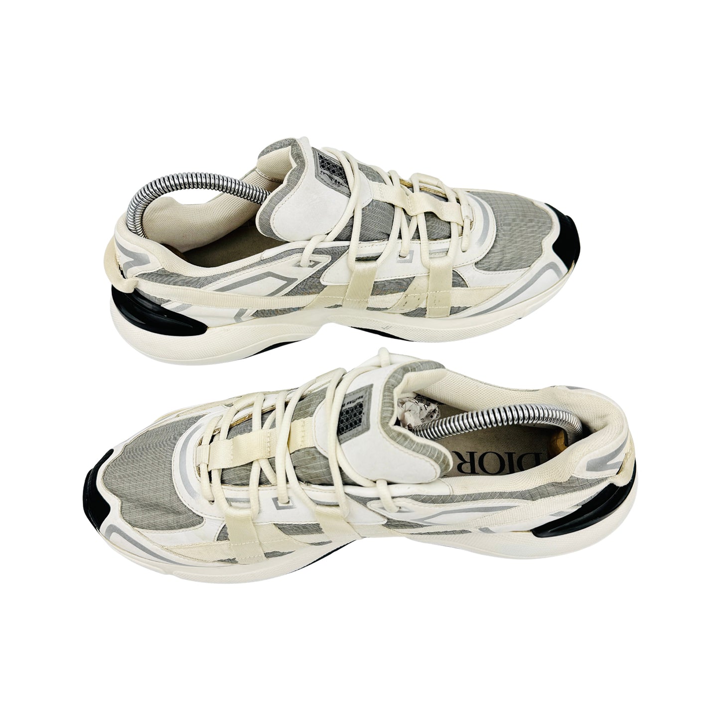 Dior B24 Runtek 'White Grey' Shoes (Size 42/42.5)