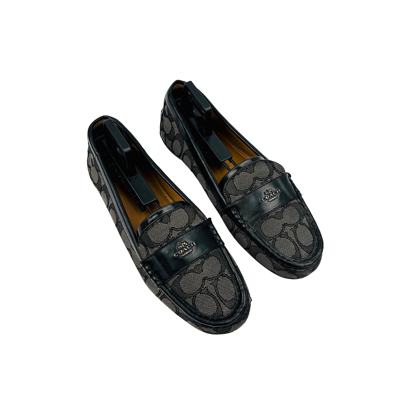 Coach Women's Odette Black Loafers (Size 37)