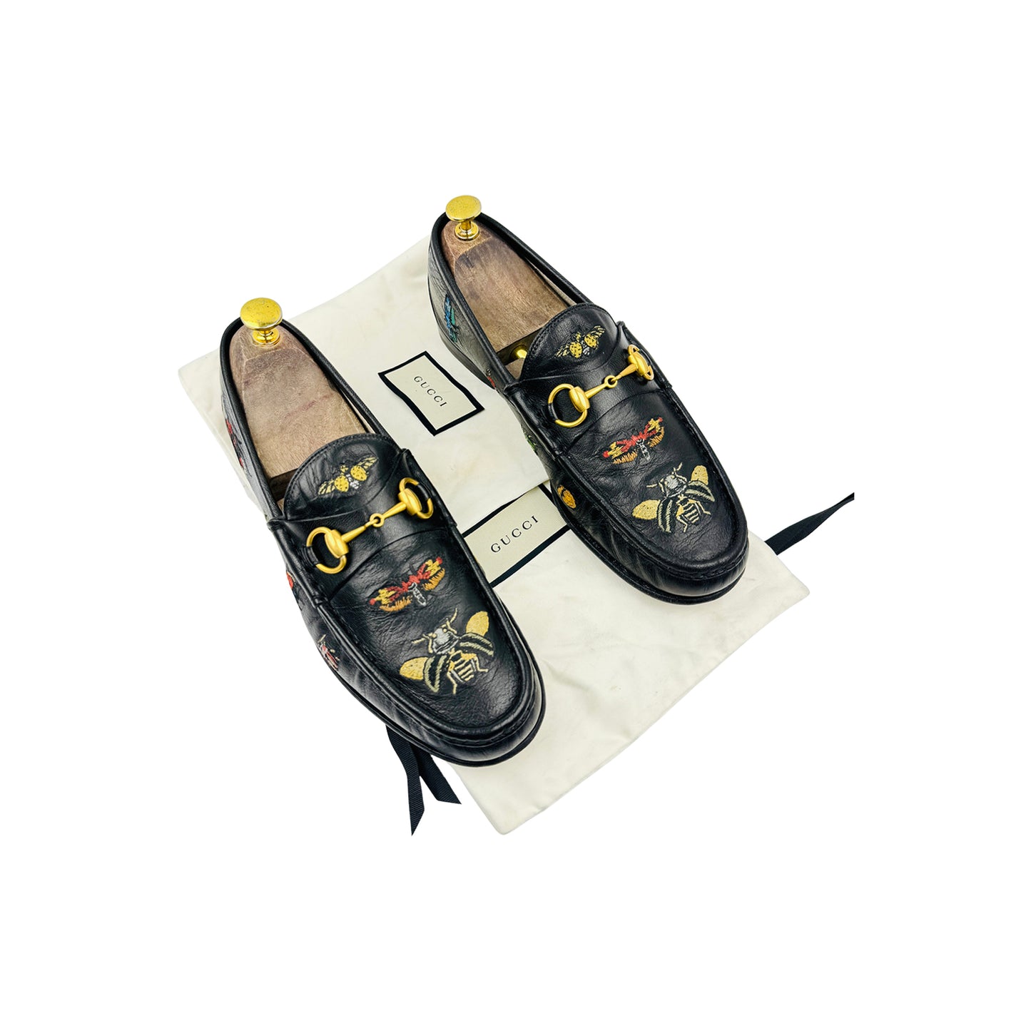 Gucci 1953 'Embroidered Insect' Horsebit Loafers (Size 42)