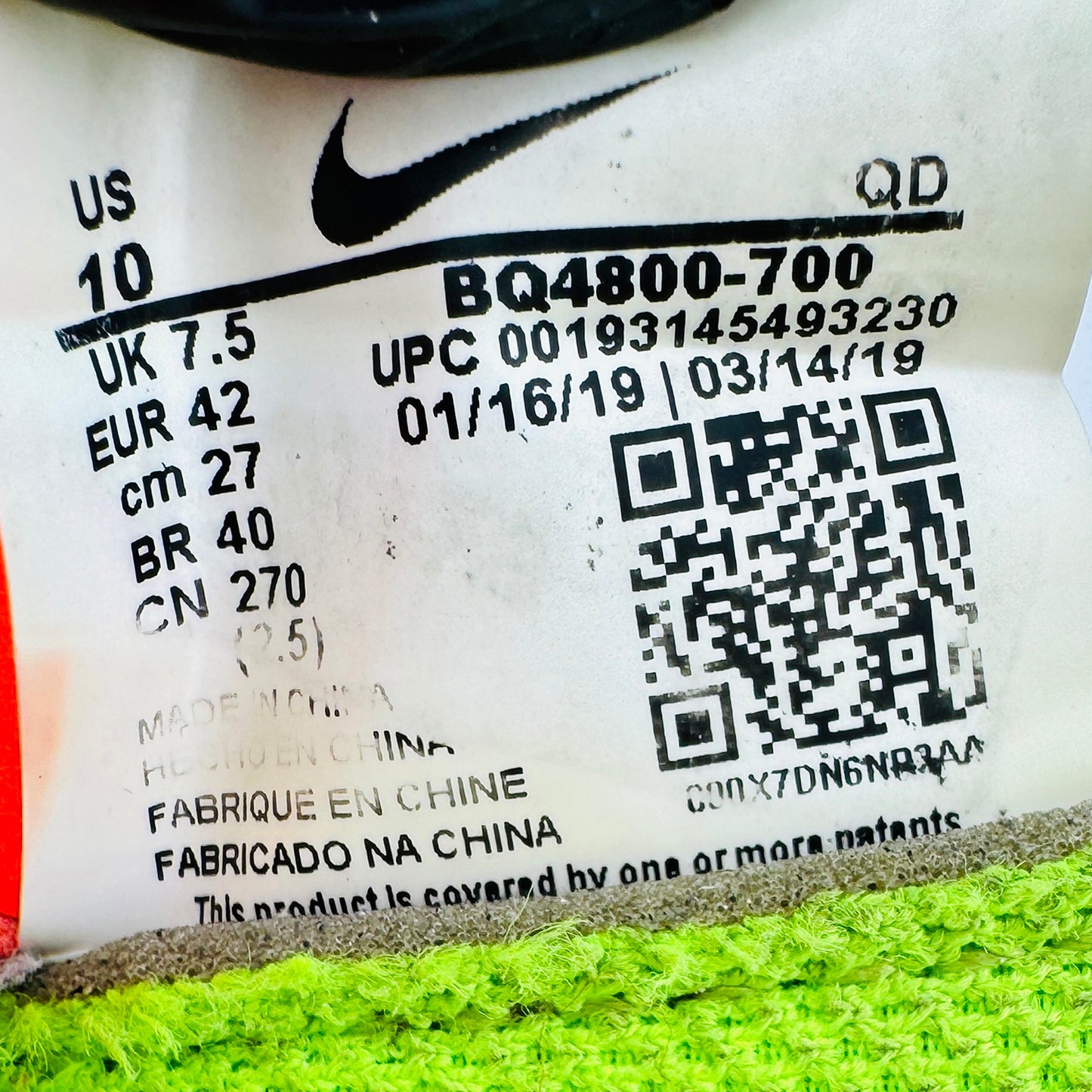 Nike ZoomX Vista Grind Shoes (Size 42) - BQ4800-700