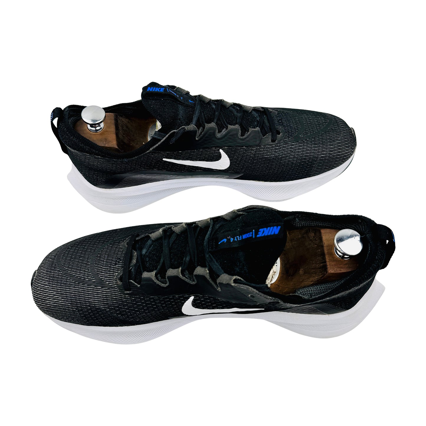 Nike Men's Zoom Fly 4 'Black White' Shoes (Size 45) - CT2392-001