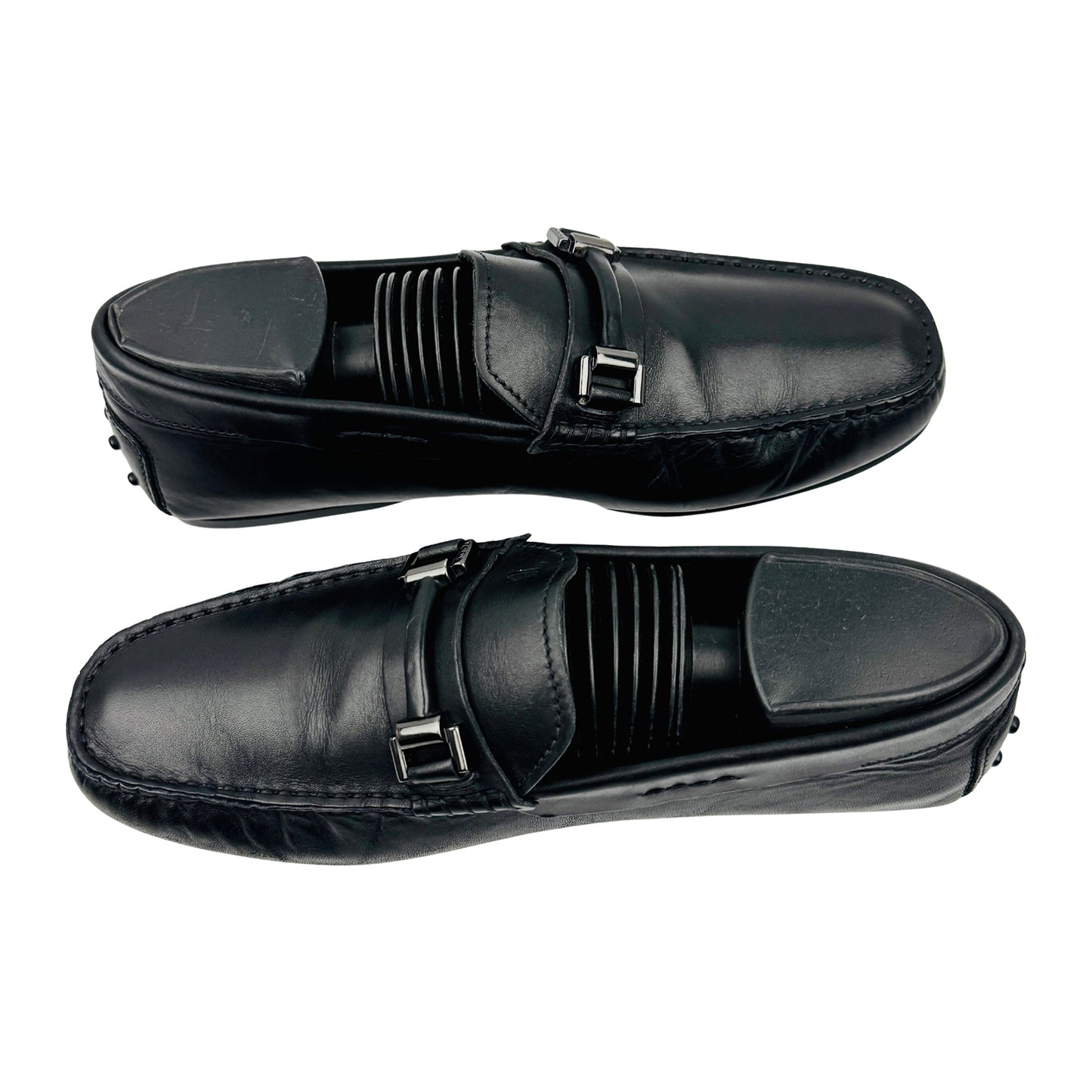 Tod’s Black Leather Italian Loafers (Size 38/38.5)