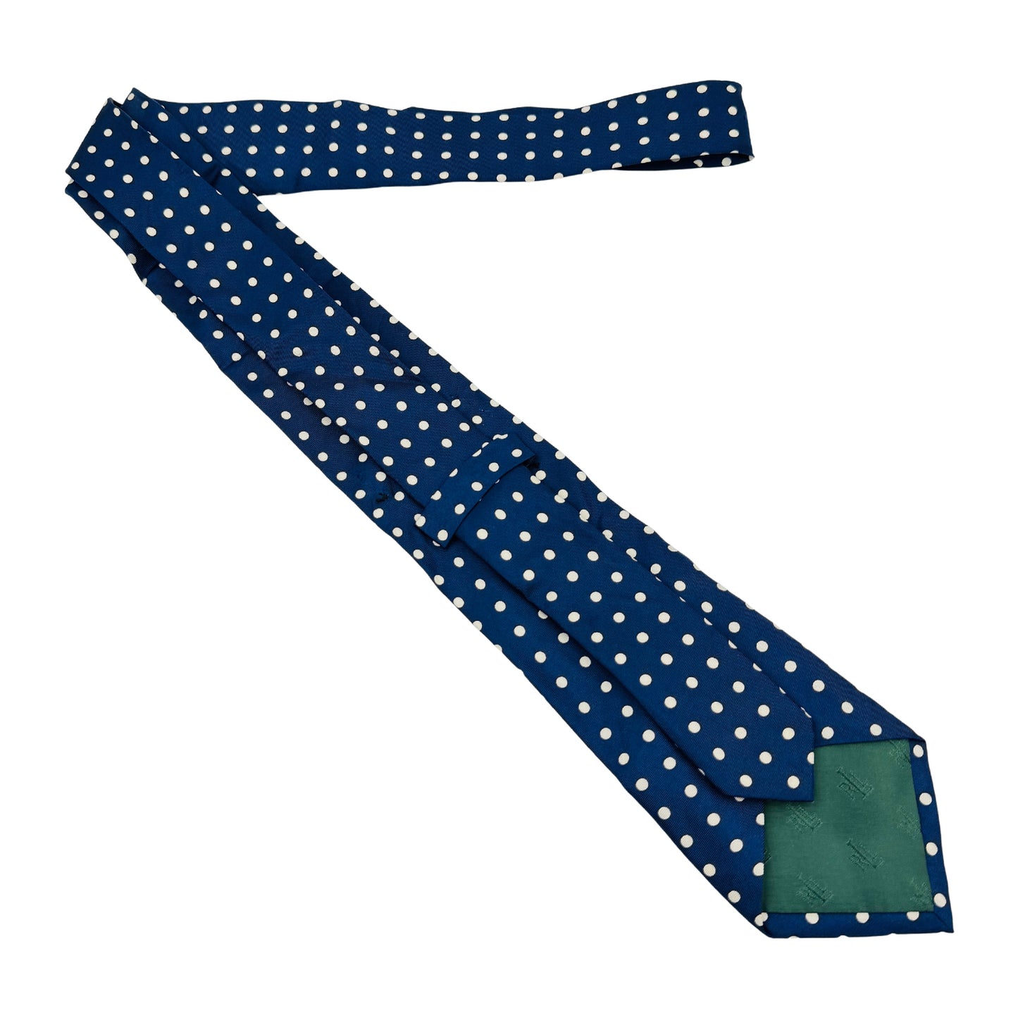 Ralph Lauren Navy 'Polka Dots' Tie (Size Regular)