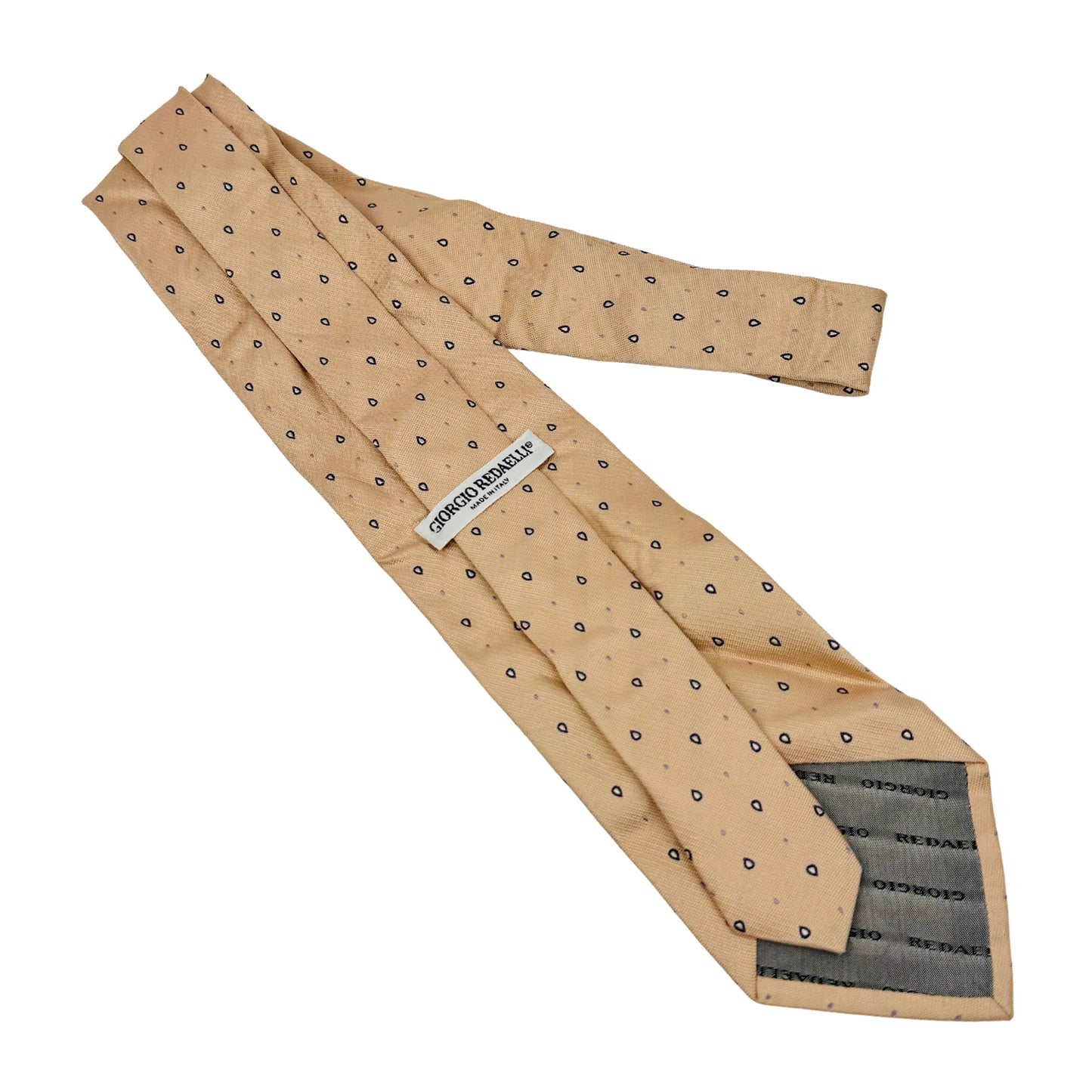 Giorgio Redaelli Beige 'Mini-Paisley' Tie (Size Regular)