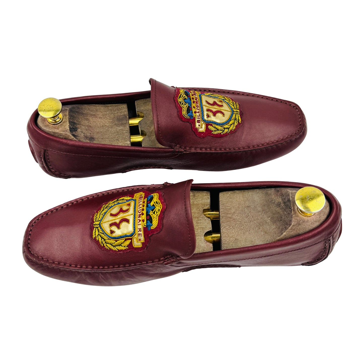 Billionaire Men's Italian Couture Crest Loafers (Size 42.5)