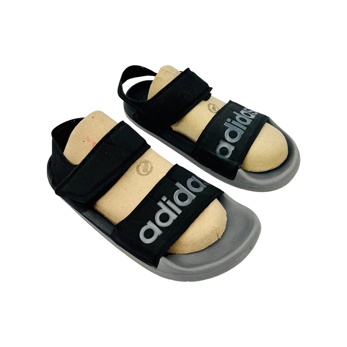 Adidas Adilette 'Black Grey' Sandals (Size 40.5) - FY8649
