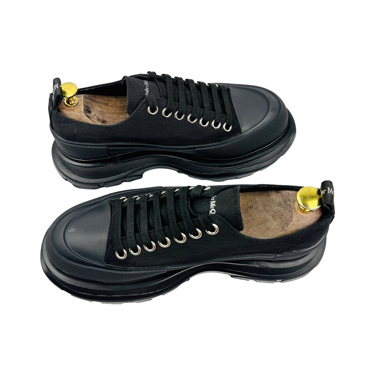 Alexander McQueen Tread Slick Black Shoes (Size 42)
