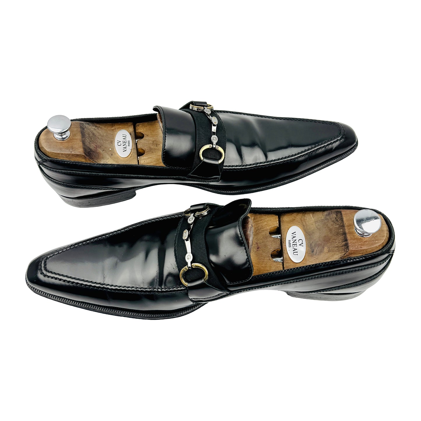 Dolce & Gabbana Black Square Toe Loafers (Size 46/46.5)