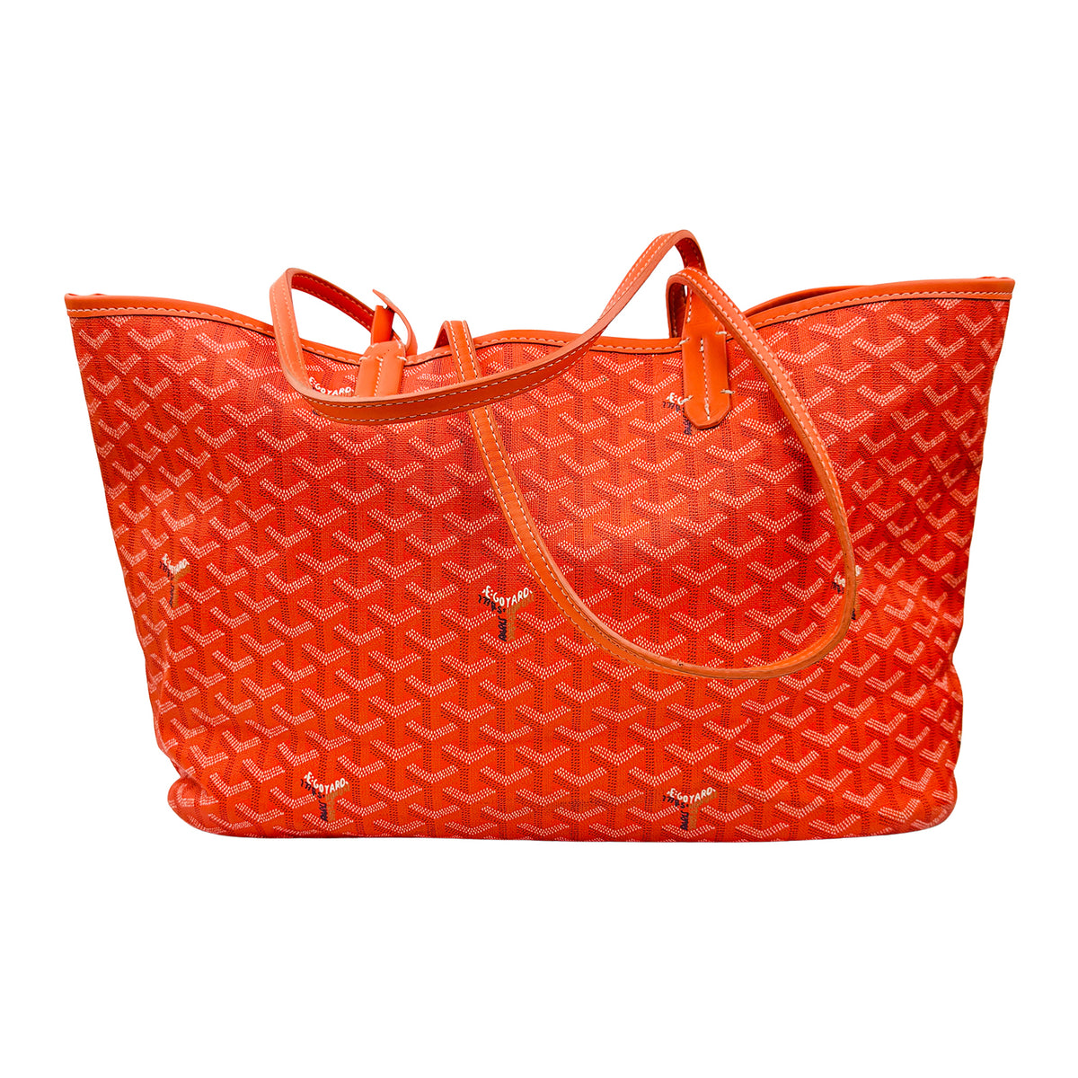 Goyard Saint Louis PM 'Bright Orange' Tote Bag