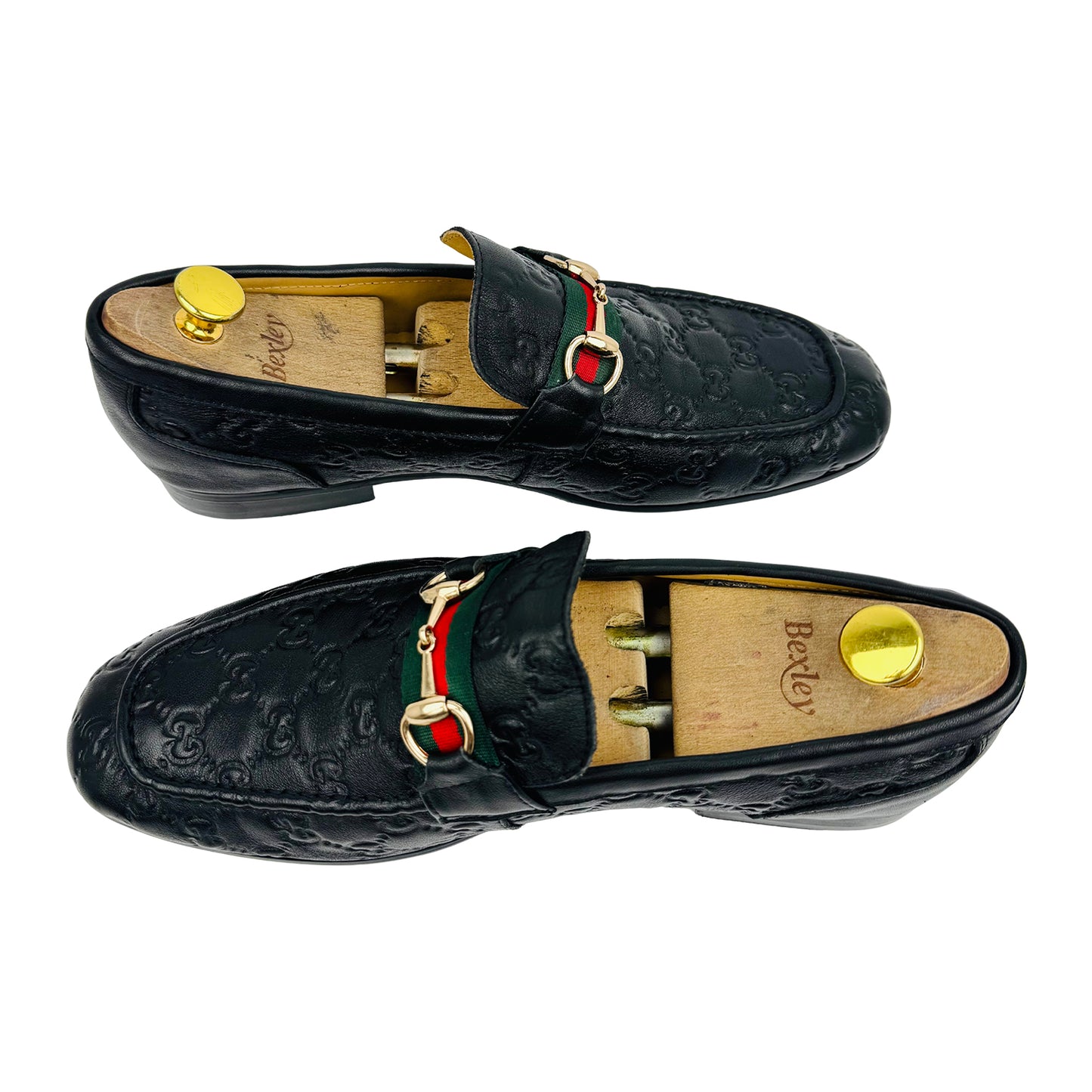 Gucci Men's GG Embossed Leather Loafers (Size 43/43.5)