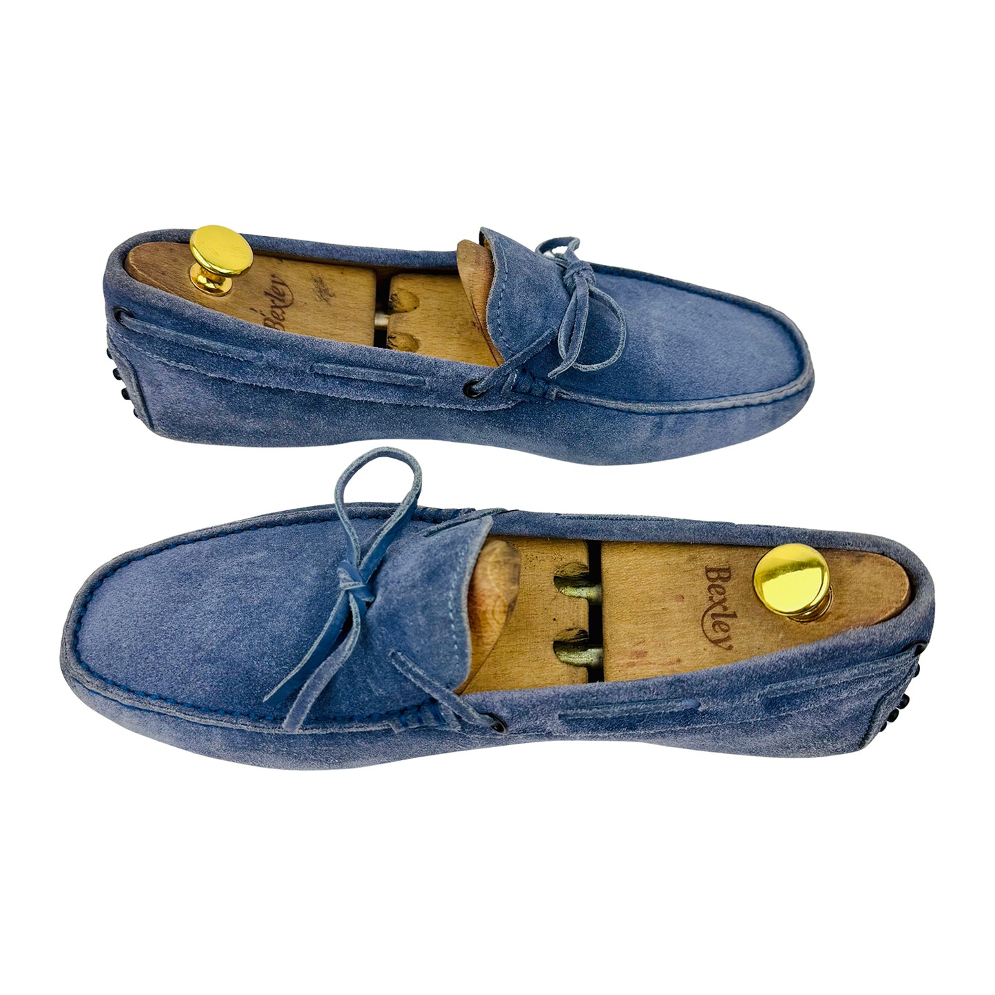 Tod's Men's Blue Gommino Suede Driving Loafer (Size 42.5)