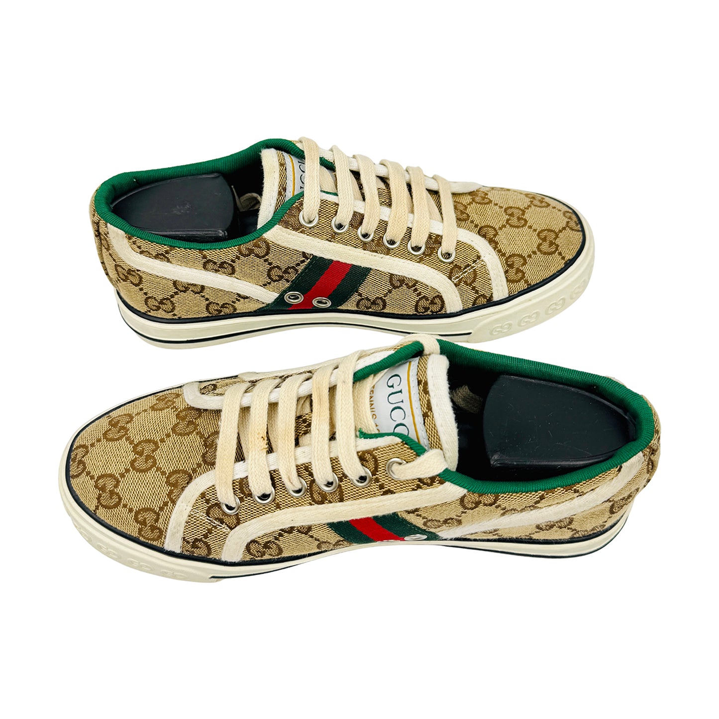 Gucci Tennis 1977 Beige Italian Sneakers (Size 38)