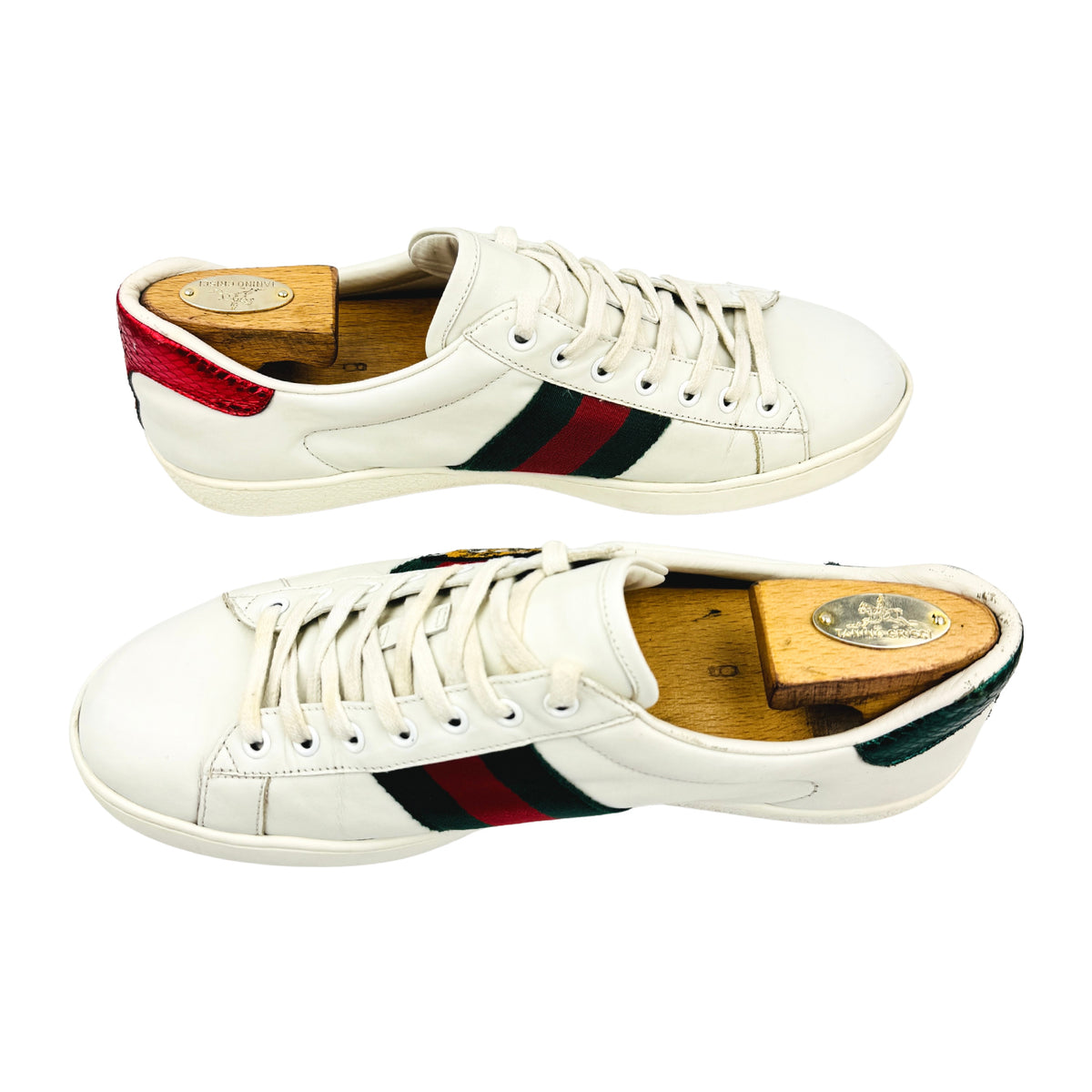 Gucci Ace Embroidered Tiger Sneakers (Size 42.5) - 457132