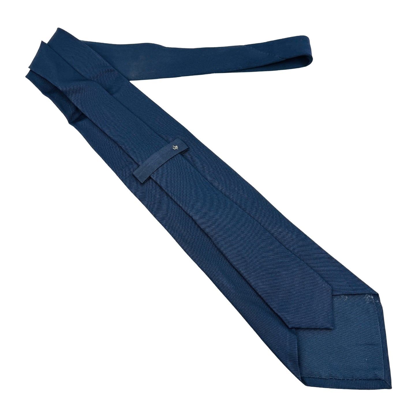 Loro Piana Navy Blue Silk Italian Tie (Size Regular)