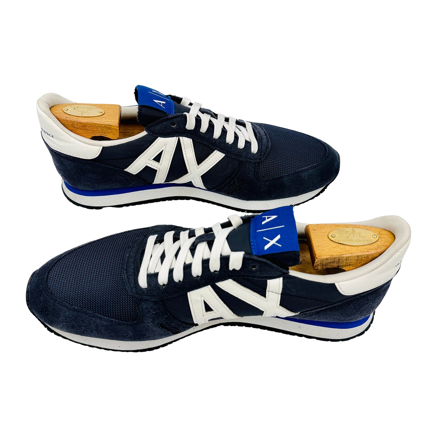Armani Men's Logo Lace-Up Sneakers (Size 43/43.5) - XUX017 XCC68