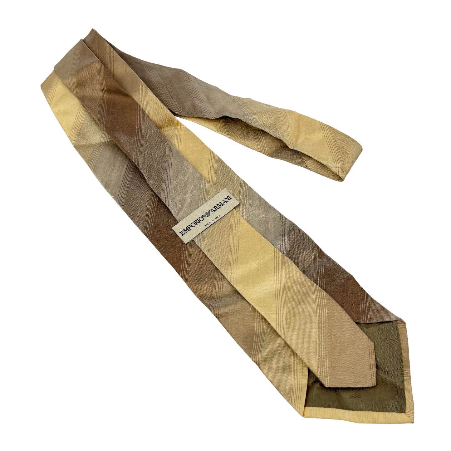 Emporio Armani Gradient Silk And Polyamide Tie (Size Regular)