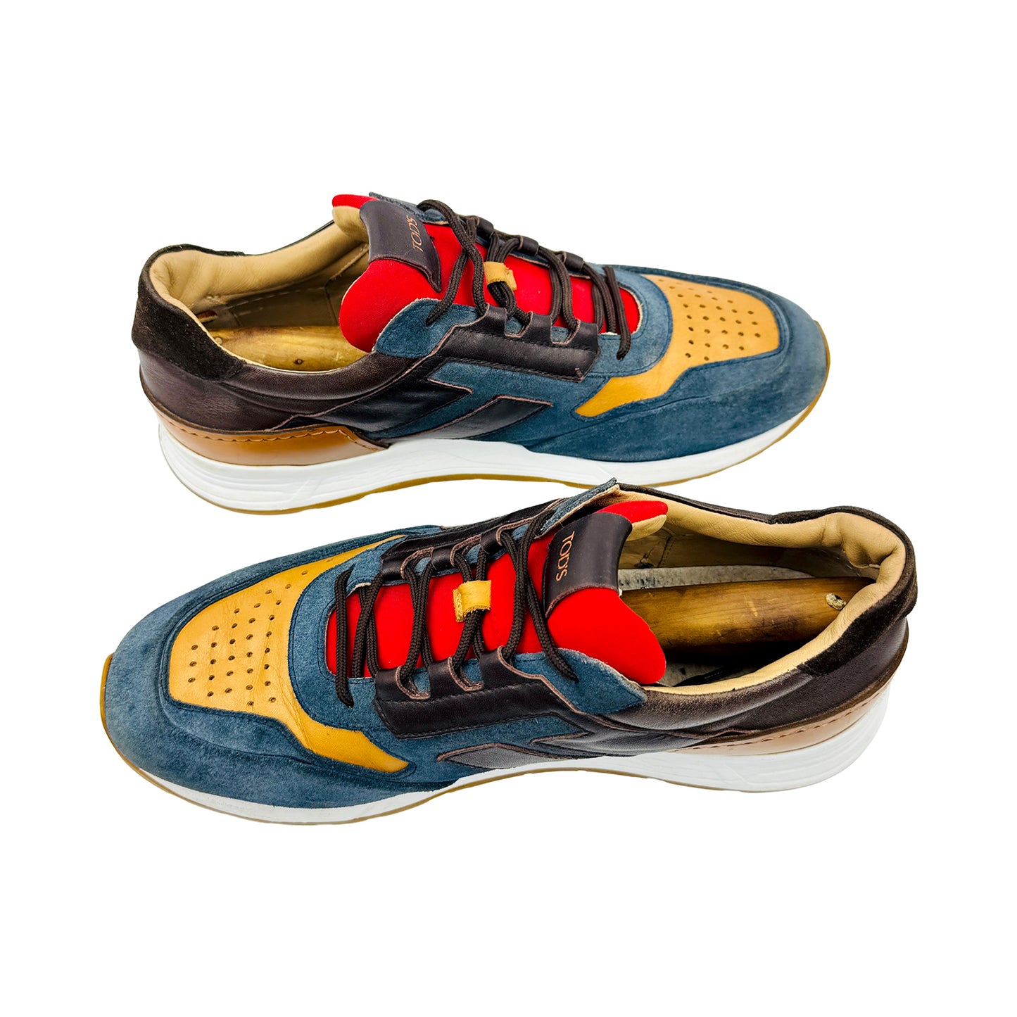 Tod's Men's Multicolor Suede Sneakers (Size 42.5)