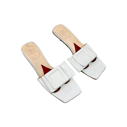 Roger Vivier Women's White Heels (Size 39)