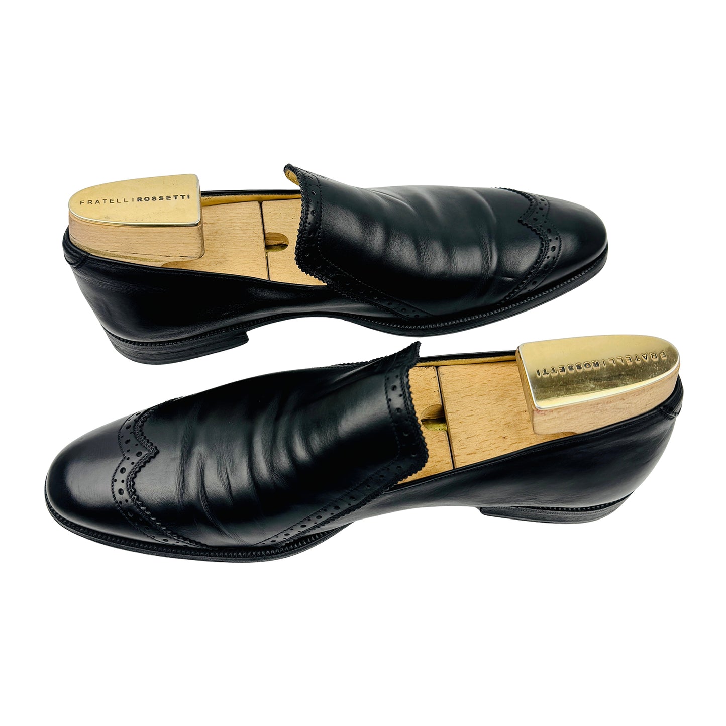 Salvatore Ferragamo Leather Wingtip Loafers (Size 42.5)