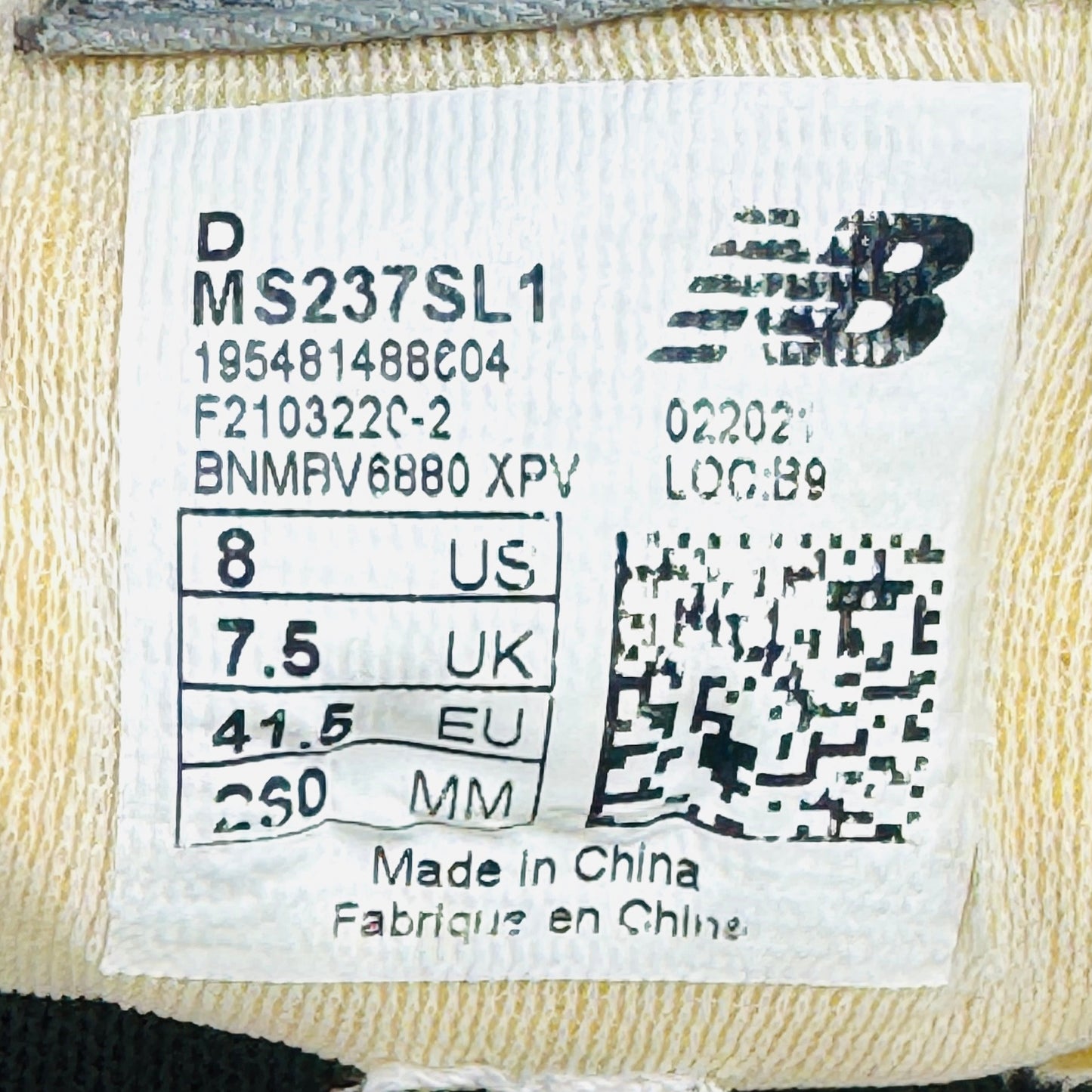 New Balance Niko X 237 Sneakers (Size 41.5) - MS237SL1