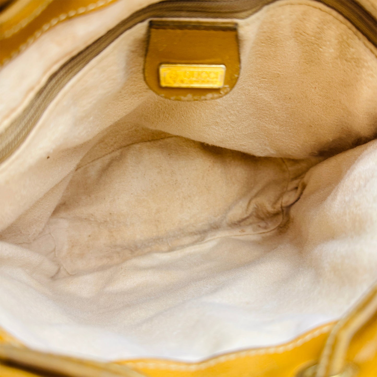 Gucci Beige Coated Canvas Bucket Bag