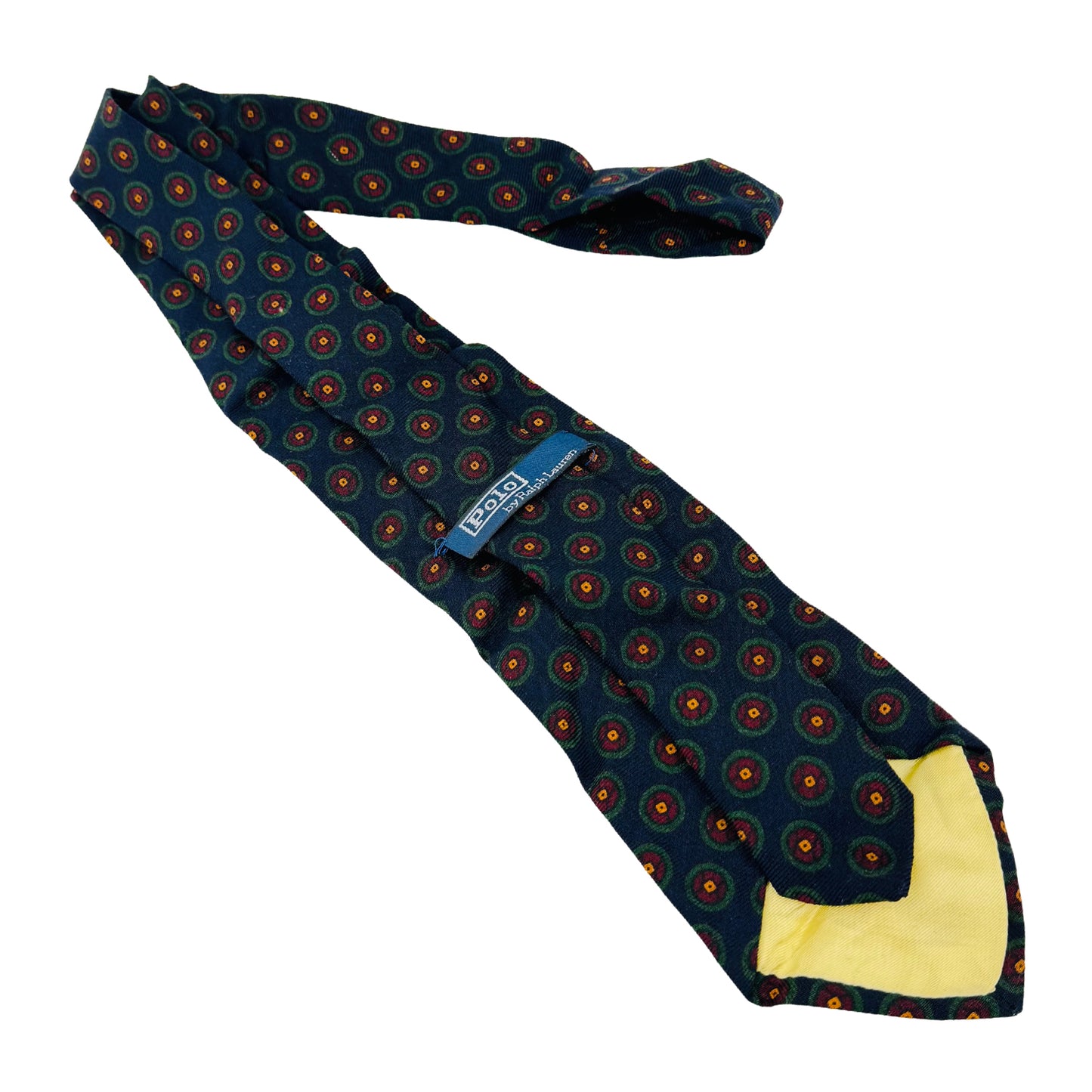 Ralph Lauren Polo Dark Green 'Medallion Pattern' Tie (Size Regular)