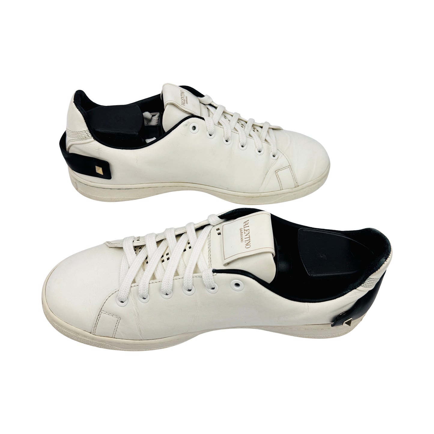 Valentino Garavani Backnet VLogo Perforated Sneakers (Size 40.5/41)