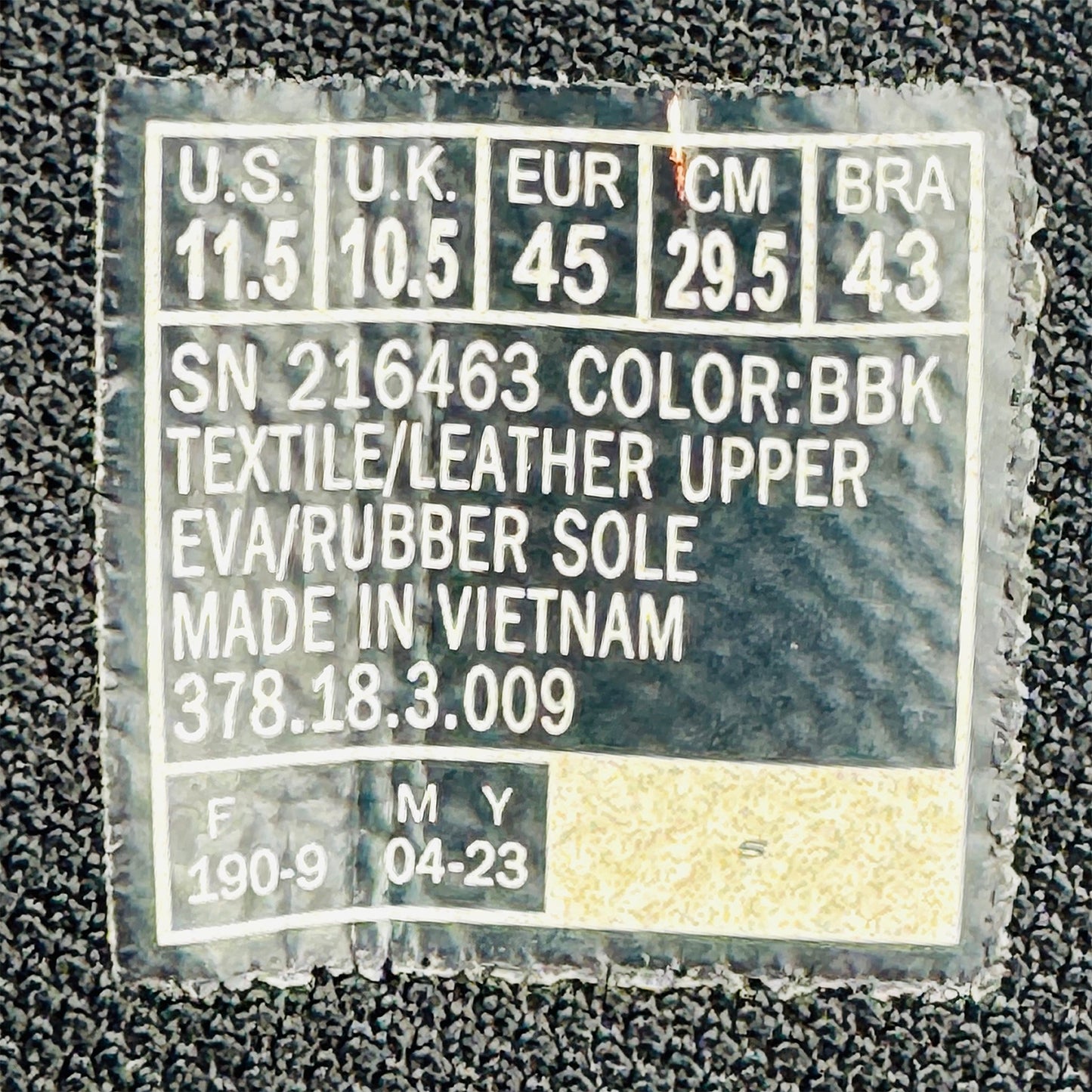 Skechers GOwalk Arch Fit Outdoor Opalite Rock Shoes (Size 45) - 216463 BBK