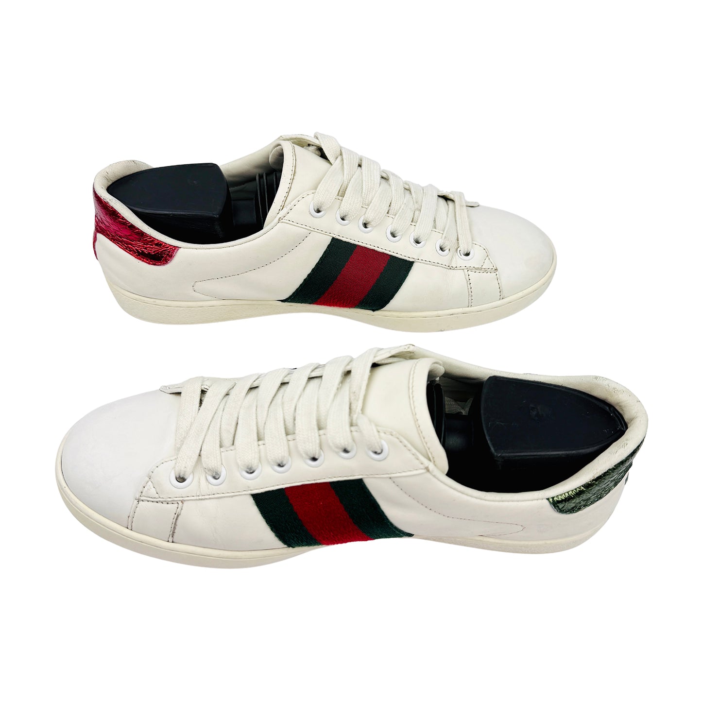 Gucci Ace Tiger Embroidered Sneakers (Size 39/39.5) - 602548
