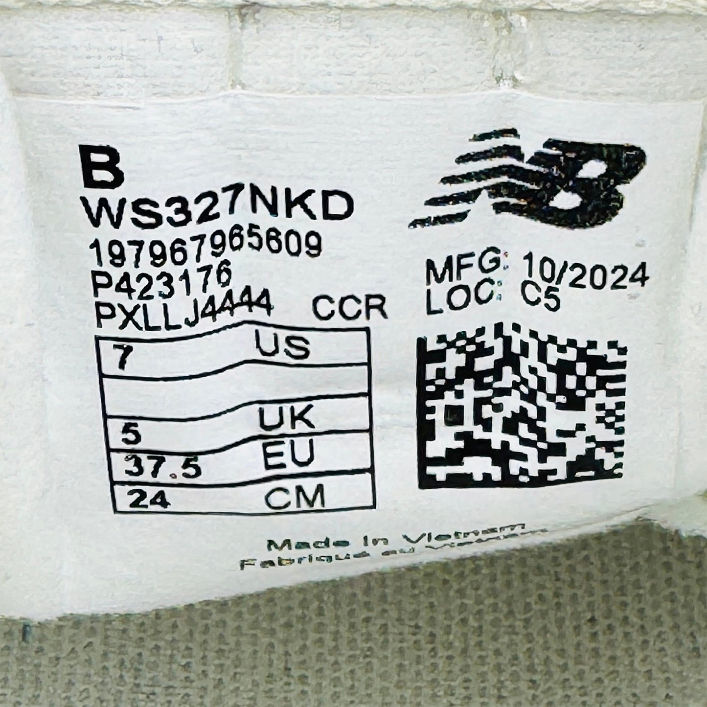 New Balance 327 'Sea Salt' Sneakers (Size 37.5) - WS327NKD