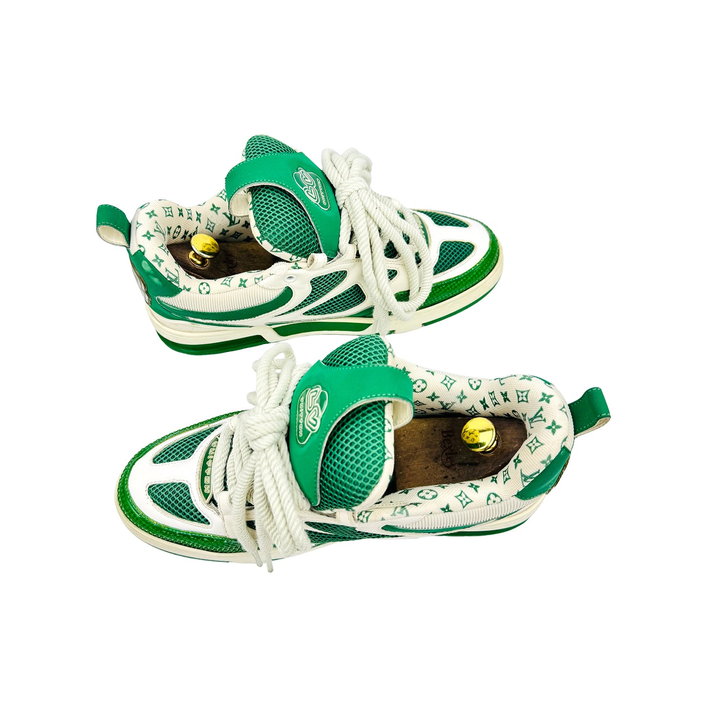 Louis Vuitton LV Skate 'Green White' Sneakers (Size 43) - 1AC520