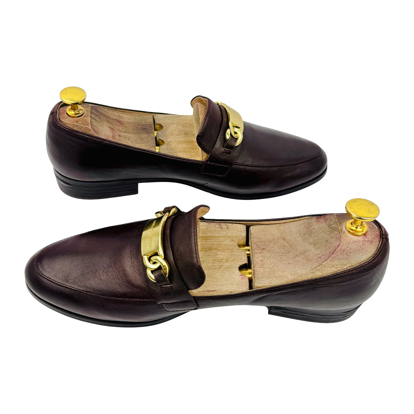Karl Lagerfeld Cabana Bit Brown Loafers (Size 41/41.5)