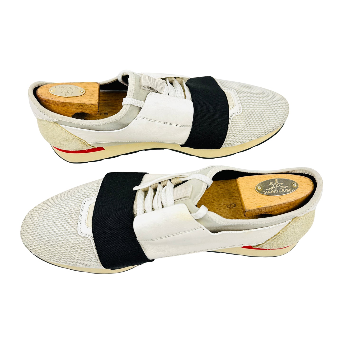 Balenciaga Race Runner Off-White Shoes (Size 44)