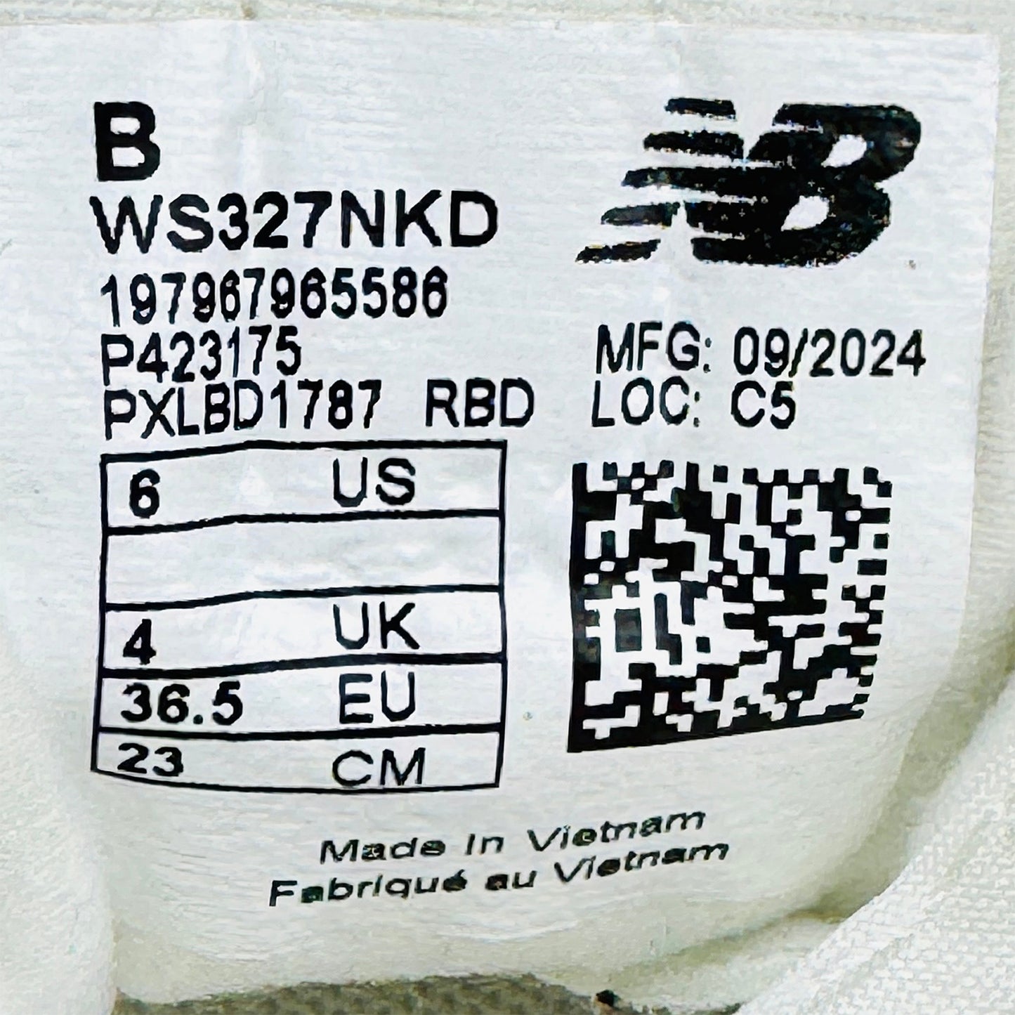 New Balance 327 'Sea Salt' Sneakers (Size 36.5) - WS327NKD