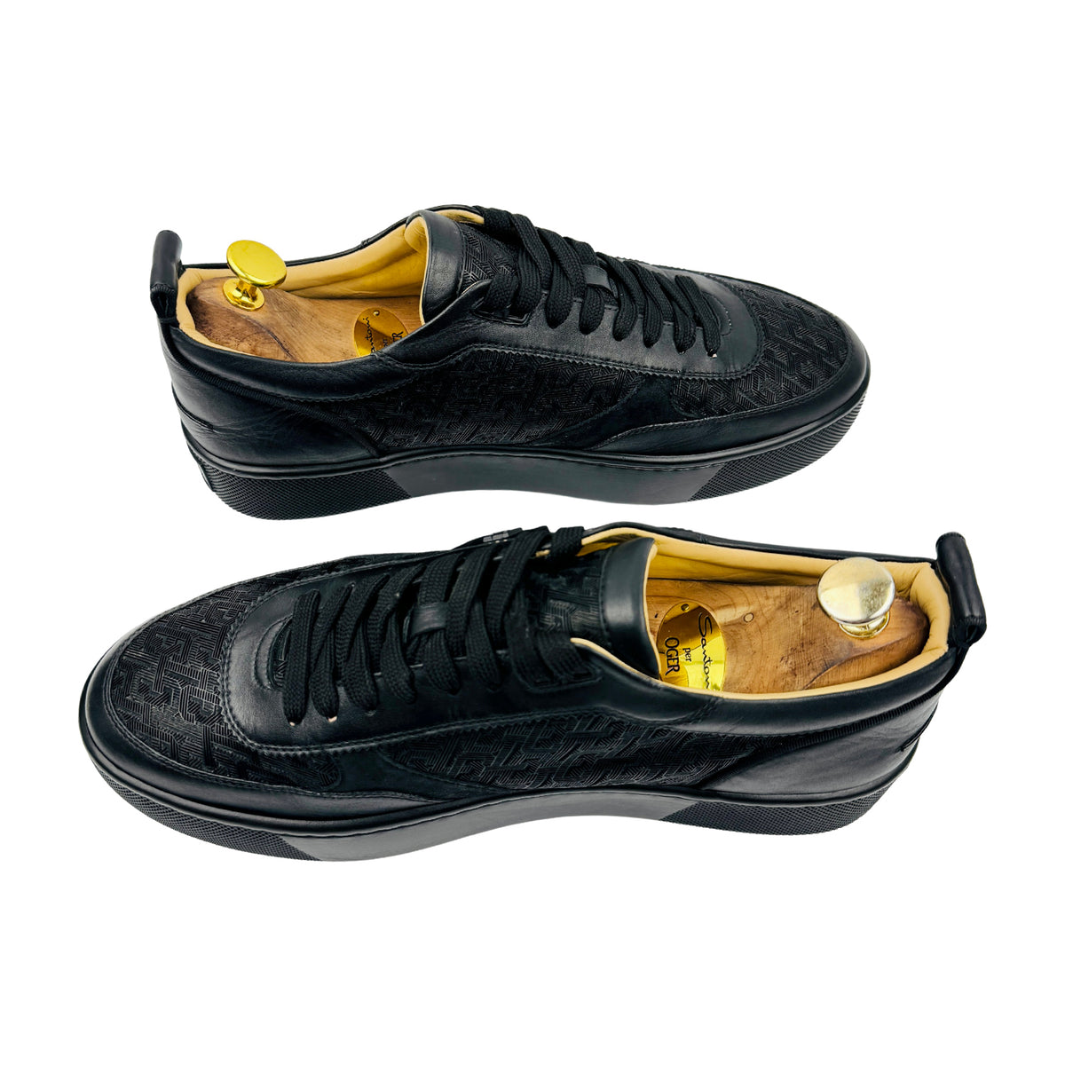 Christian Louboutin Happyrui Black Leather Sneakers (Size 43)
