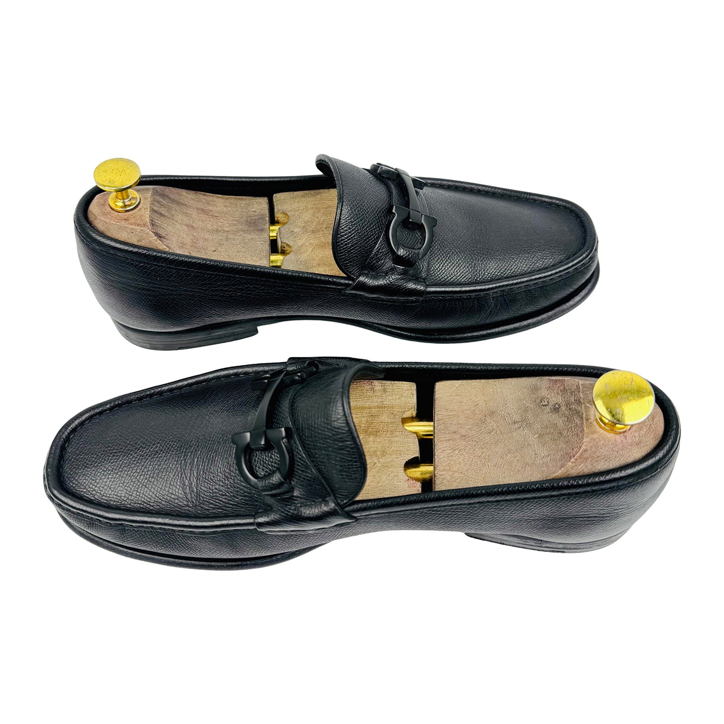 Salvatore Ferragamo Gancini Bit Loafers (Size 42.5) - 074053