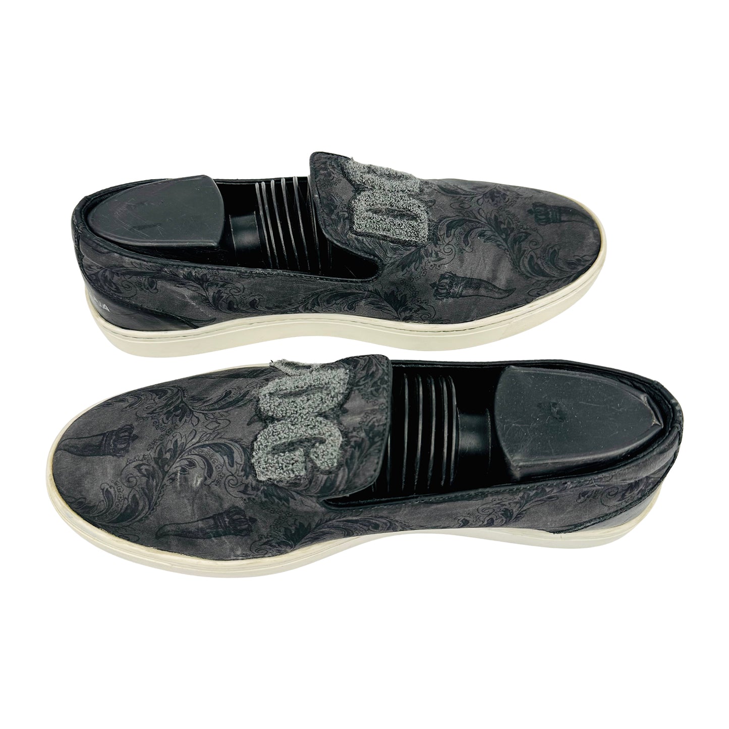 Dolce & Gabbana Men's Black Slip-On Shoes (Size 41)