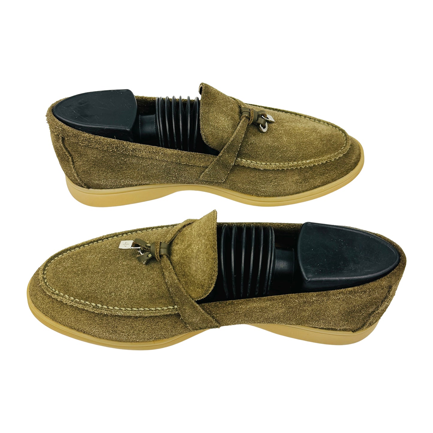 Loro Piana Summer Charms Walk 'Suede' Loafers (Size 39) - H 18068