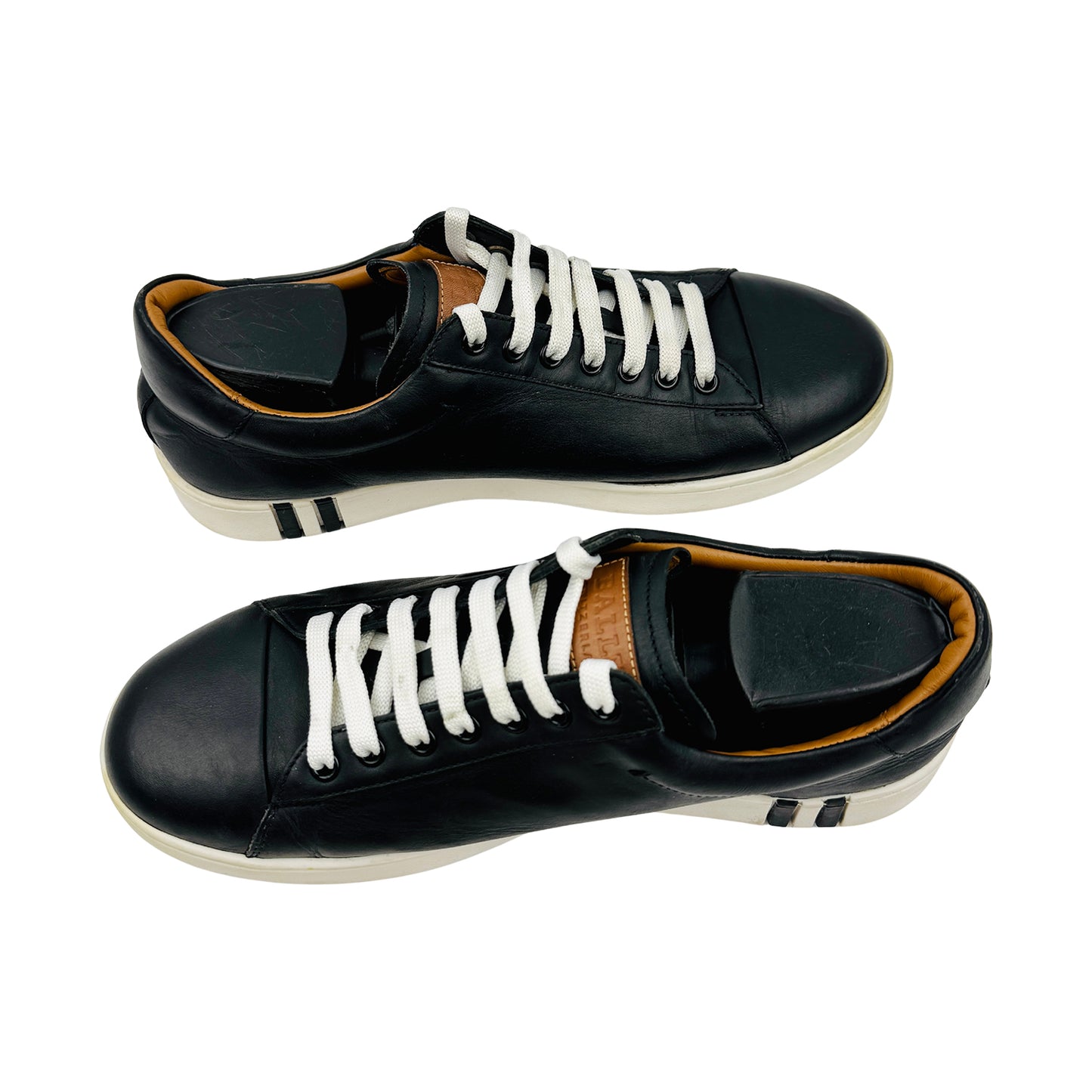Bally Asher 600 Black Leather Sneakers (Size 41/41.5)
