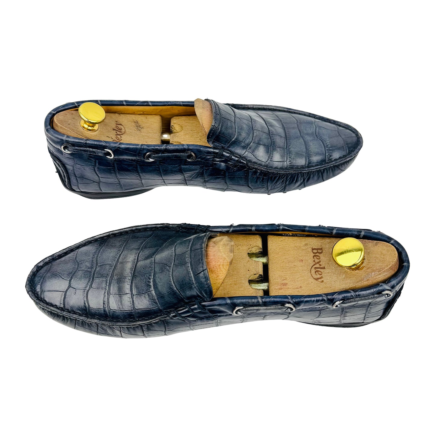 Santoni Men's Crocodile Leather Loafers (Size 42.5)
